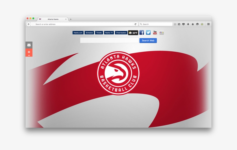 Nba Atlanta Hawks New Tabby Brand Thunder, Llc - Computer Program, transparent png download