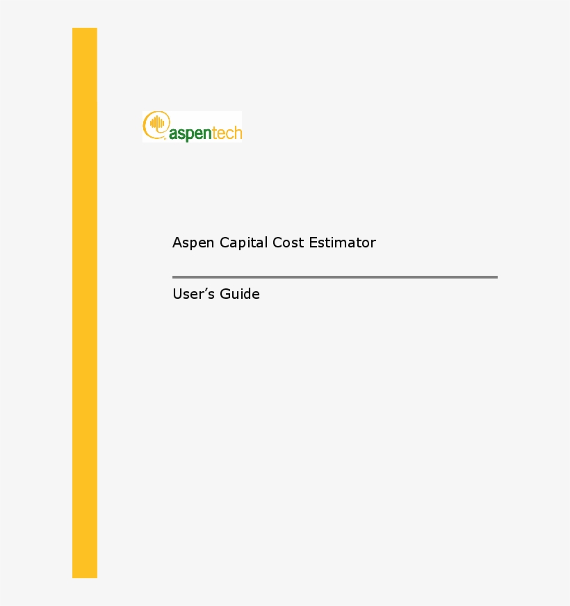 Pdf - Aspen Technology, transparent png download