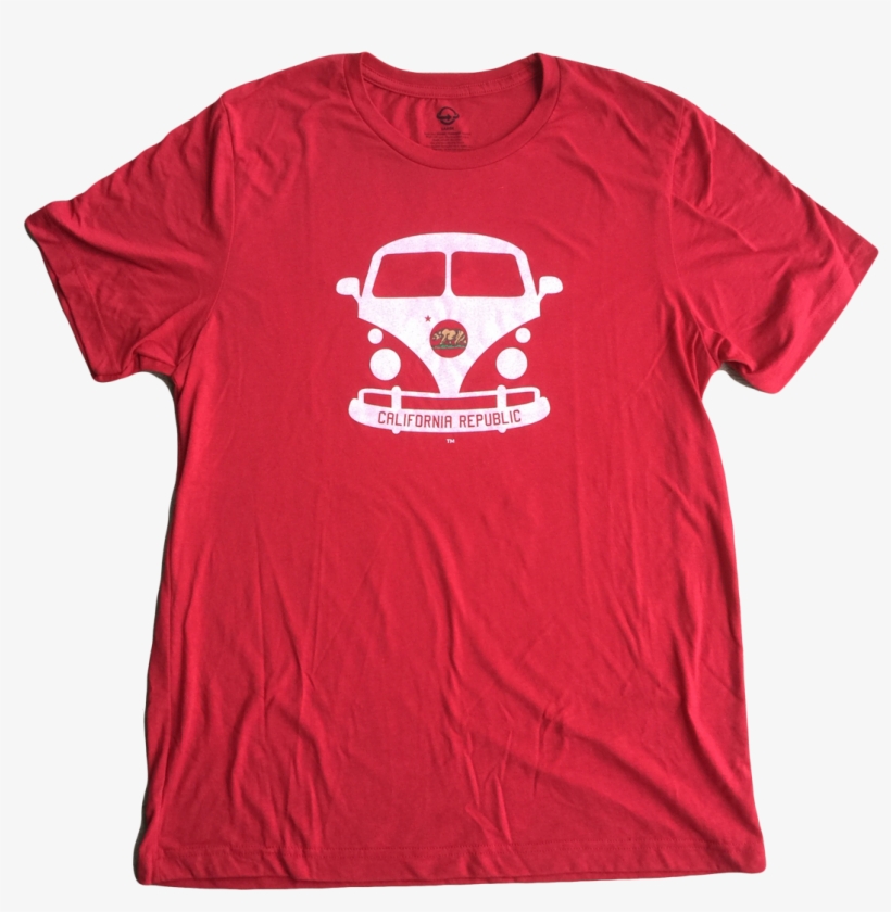 California Flag Bus Tee - Samba, transparent png download
