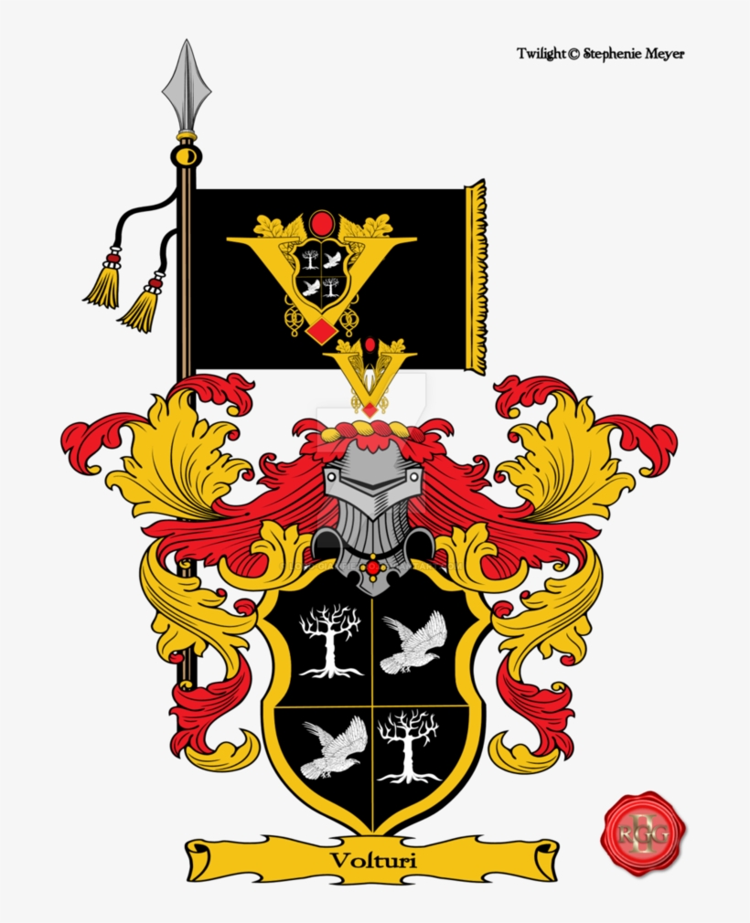 Coat Of Arms By Lord Giampietro On - Volturi Coat Of Arms, transparent png download