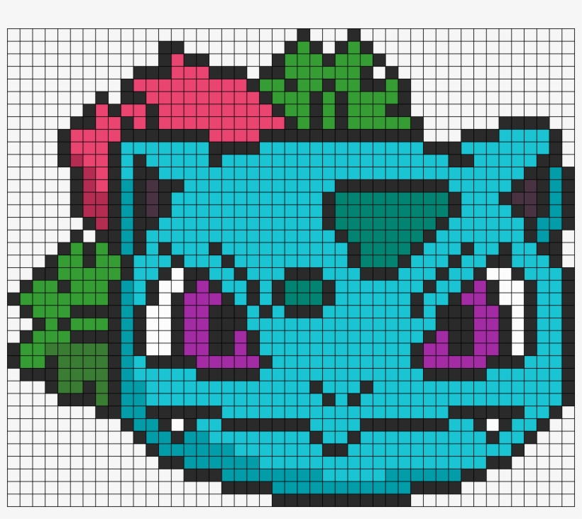 Pokemon Battle Trozei Ivysaur Perler Bead Pattern / - Perler Beads Pattern Christmas Pokemon, transparent png download
