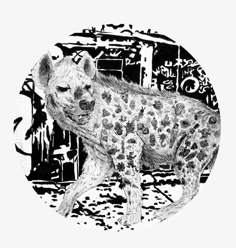 Heckling Hyena Coloration Apparel - Spotted Hyena, transparent png download