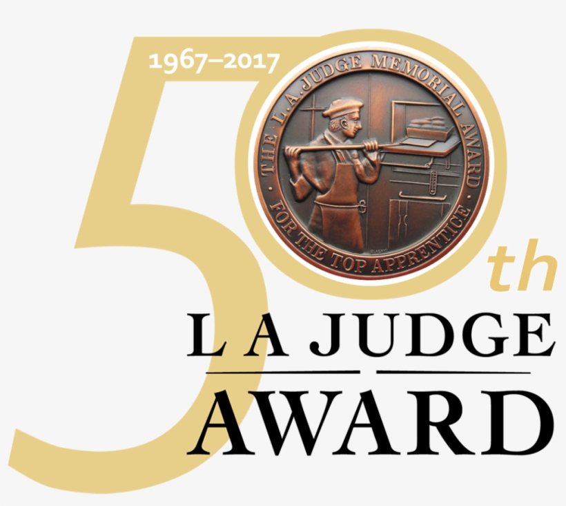 50th La Judge Award For Baking Apprentice Of The Year - Graphic Design, transparent png download