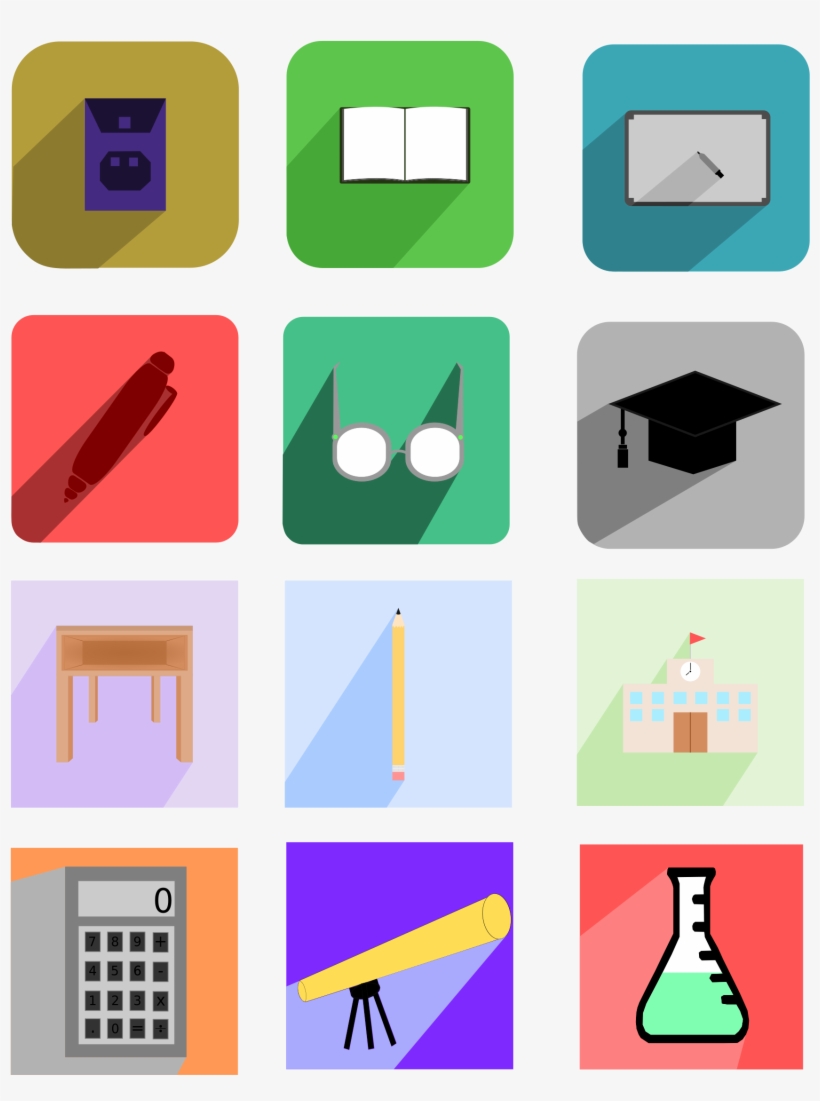 This Free Icons Png Design Of Education Long Shadow, transparent png download