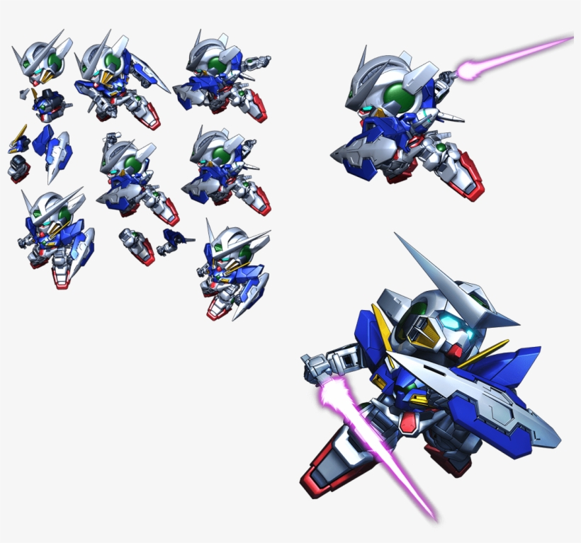 Click For Full Sized Image Gundam Exia - Action Figure, transparent png download