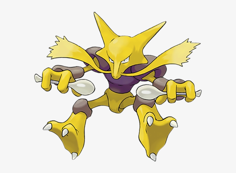 #065 Alakazam - Pokemon Alakazam, transparent png download