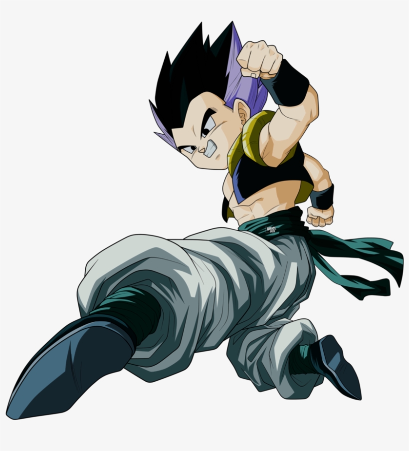 Gotenks By Urielalv - Cartoon, transparent png download