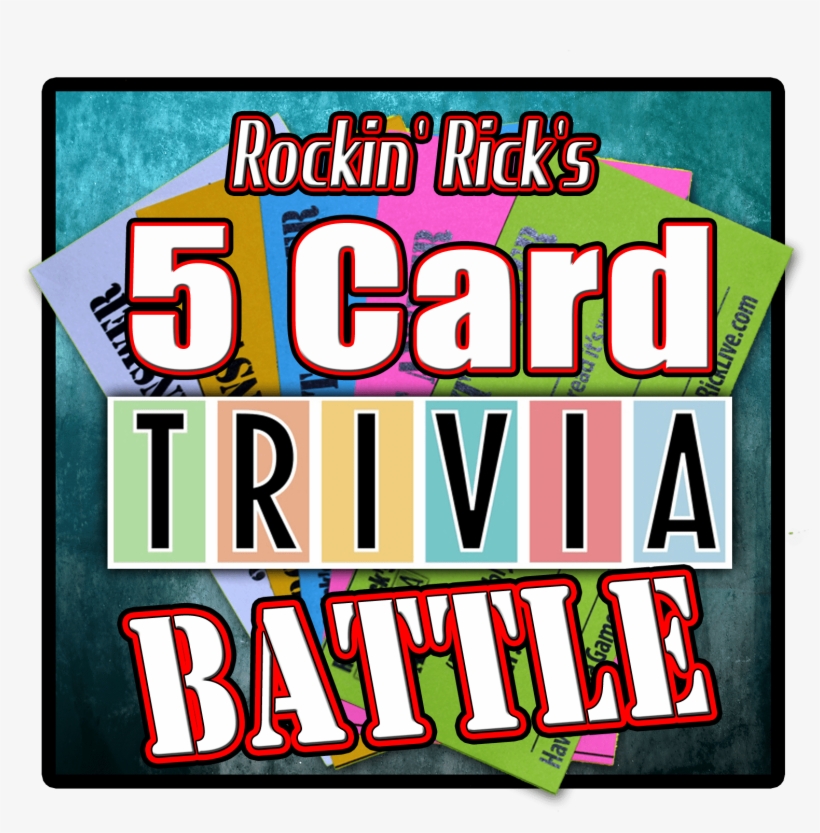 Your Guests Will Love Rockin' Rick's 5 Card Trivia - Nero Cant Take, transparent png download