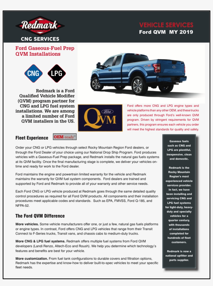 Qvm Brochure Preview - Ford Motor Company, transparent png download