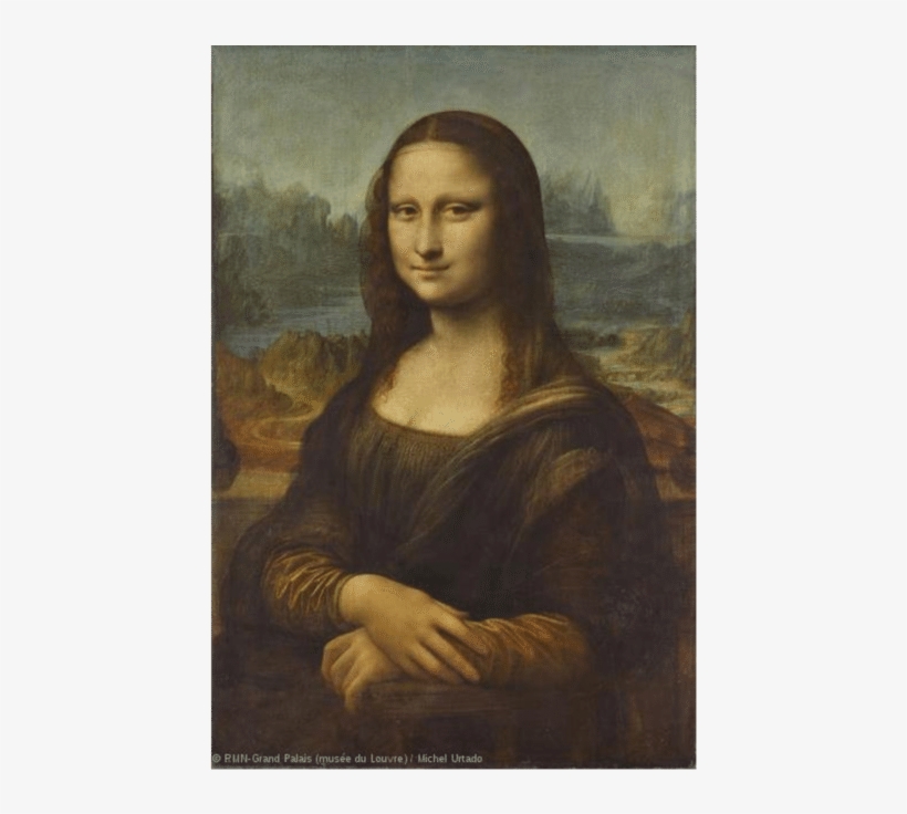 Mona Lisa Png - Monalisa Has No Eyebrows, transparent png download