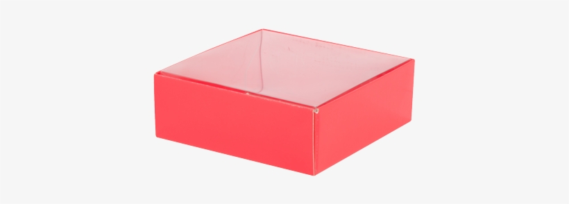 Packs Of Red Gift Boxes With Clear Lids - Pink Boxes Clear Lid, transparent png download