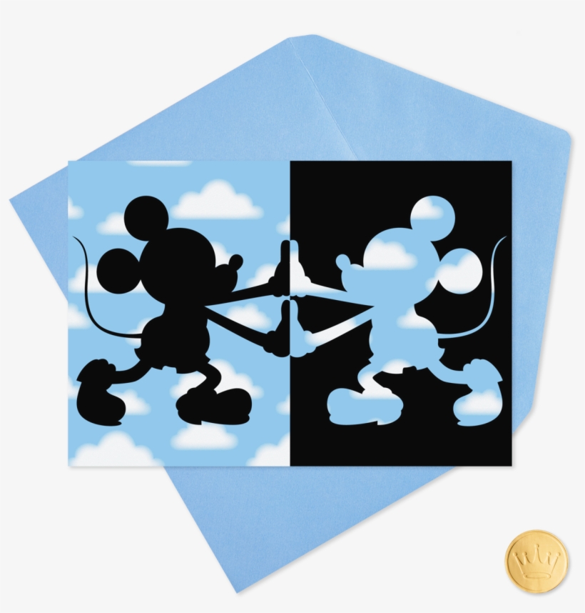Disney Mickey Mouse Imagination Has No Age Birthday - Shadow Mickey Mouse, transparent png download