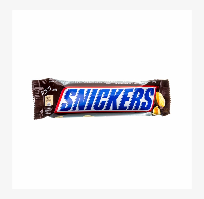 Snickers Riegel 50 G - Snickers, transparent png download