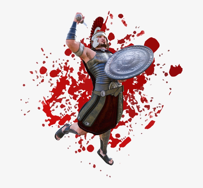 Isolated, Gladiator, Fighter, Roman History, Antiquity - Romans 7 8 1 Vector, transparent png download