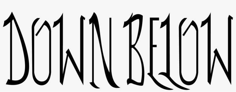 Down Below Title - Calligraphy, transparent png download