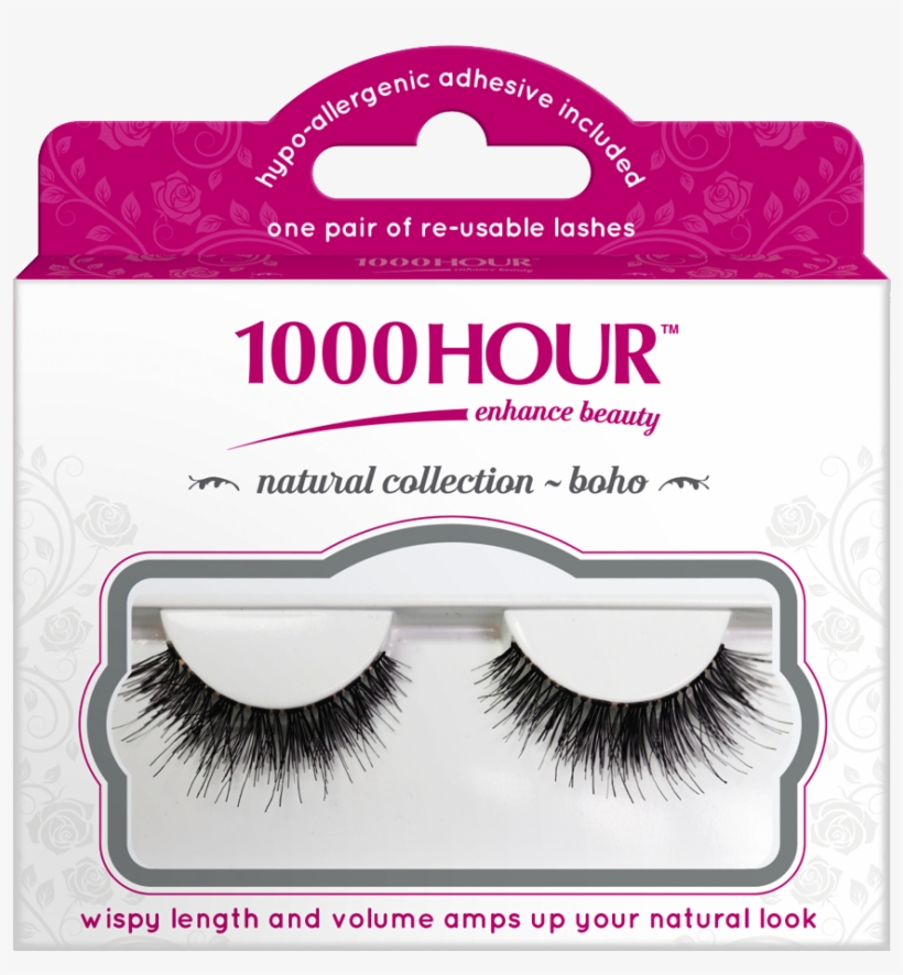 Natural Collection Lashes - 1000 Hour Lashes, transparent png download