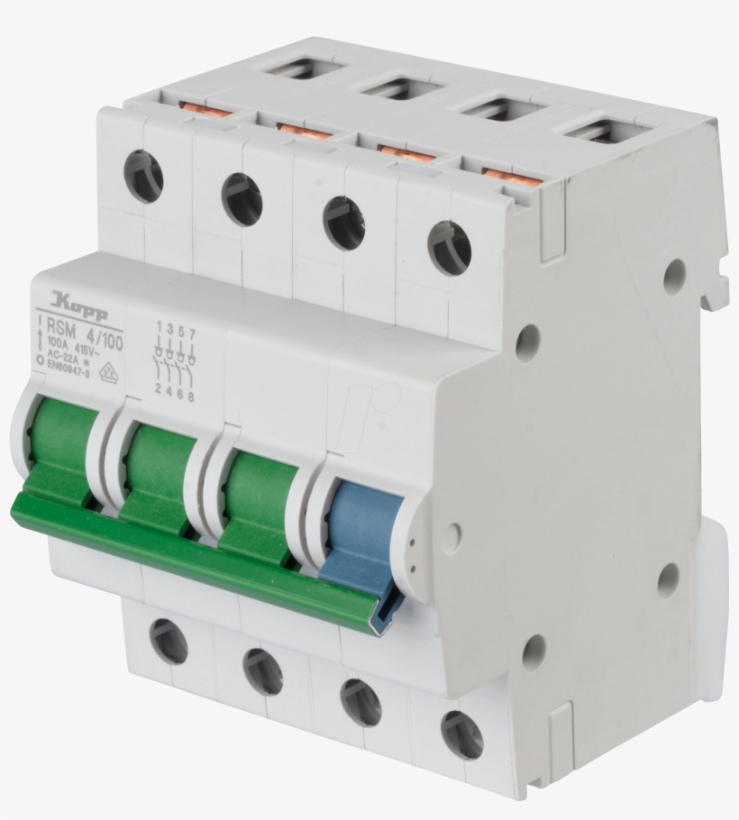 Rs 4 100 - 4 Pole Main Switch, transparent png download