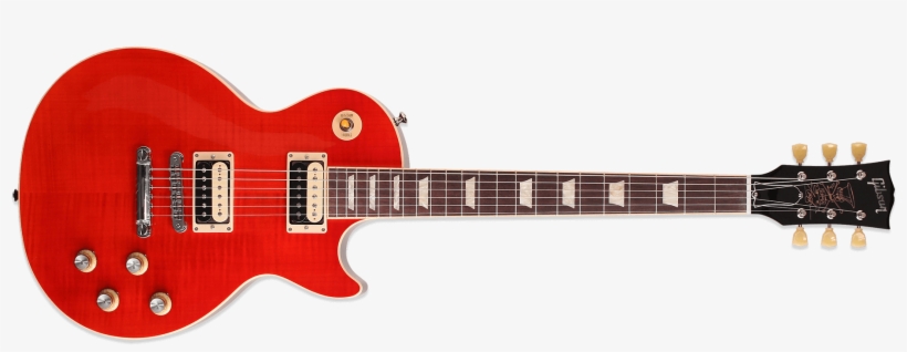 Gibson Slash Vermillion Les Paul - Duesenberg Starplayer Tv Red, transparent png download