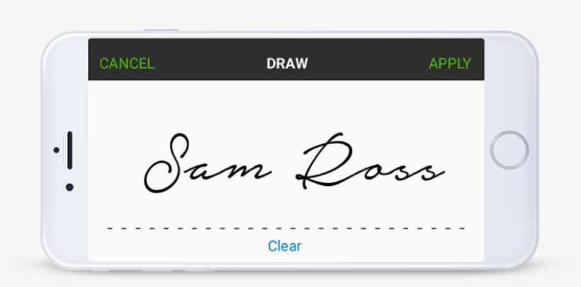 Sign - Signature Draw App Screen, transparent png download