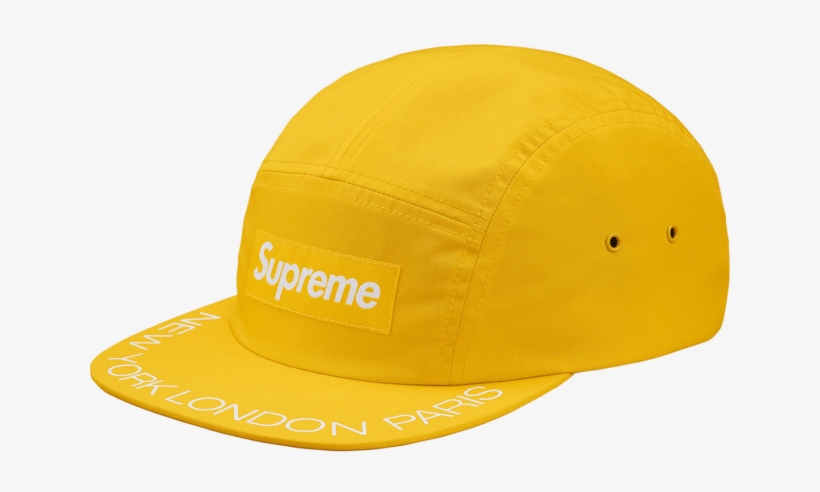 supreme painted floral camp cap