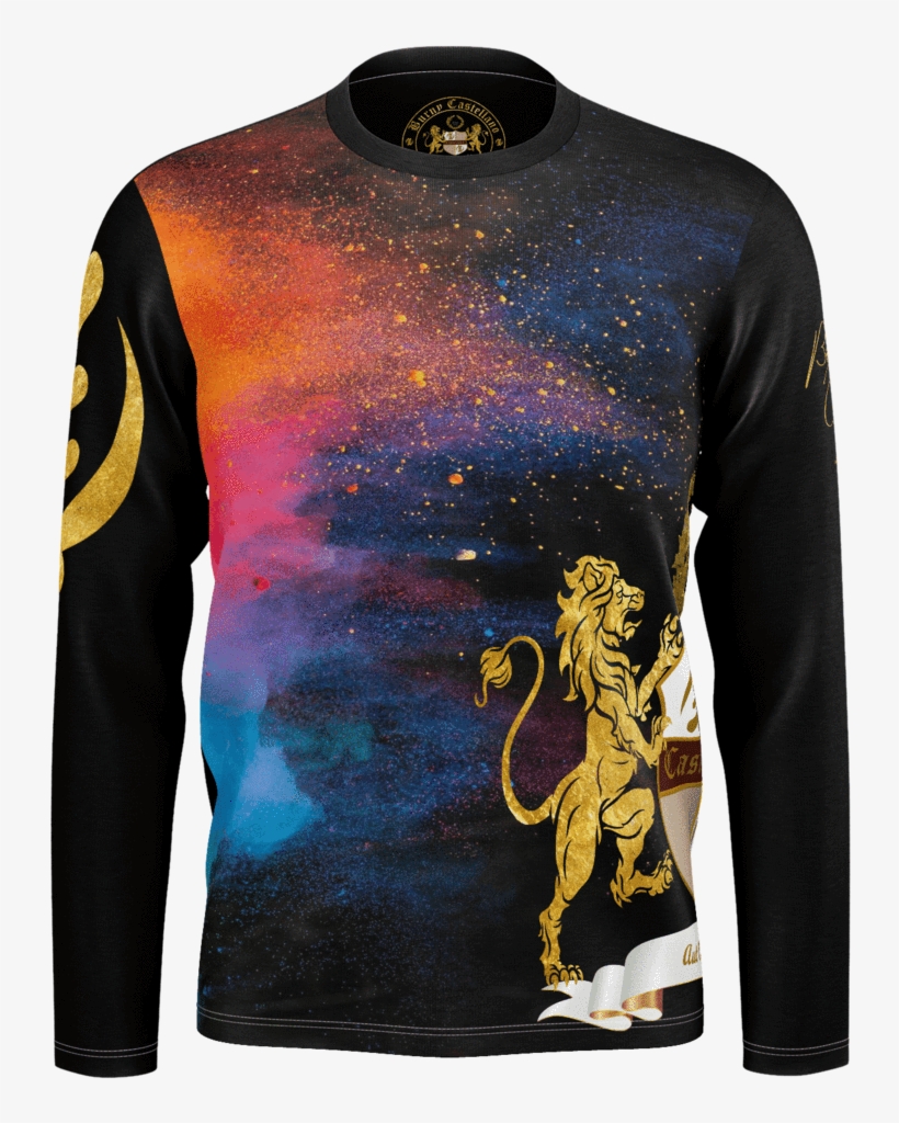 Castellano Color Explosion Season - Long-sleeved T-shirt, transparent png download