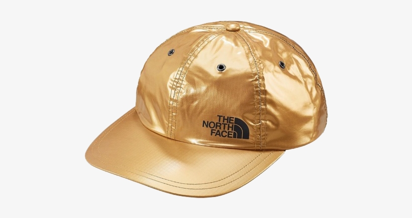 Supreme X Northface 6panel - Supreme North Face Gold Hat, transparent png download