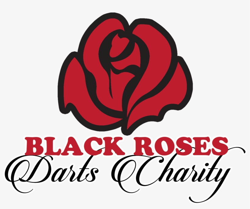 Black Roses Darts - Calligraphy, transparent png download