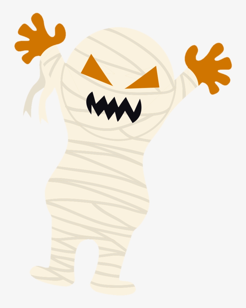 Spooky Nights - Mummy Clipart Png, transparent png download