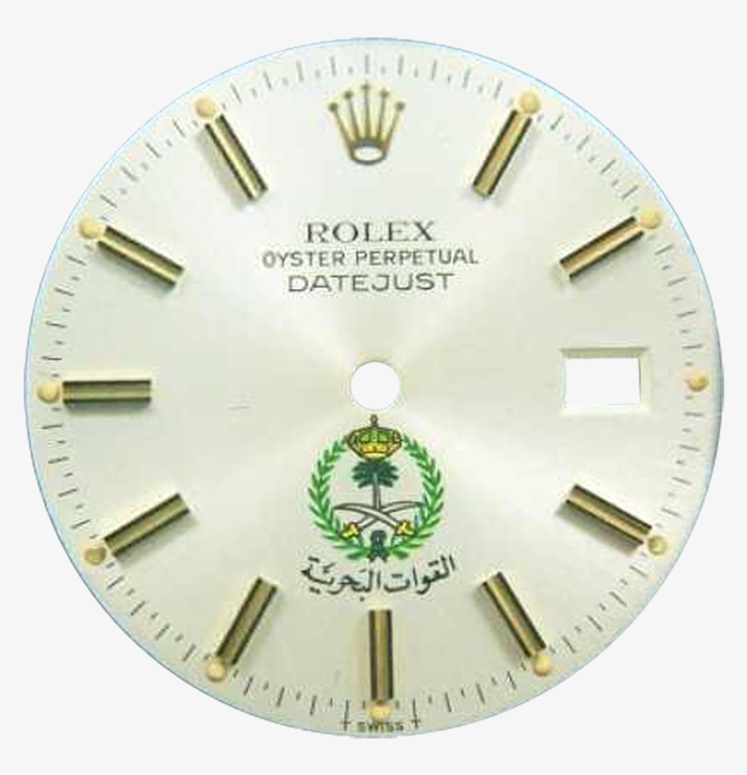 Rare Rolex Datejust Saudi Royal Naval Forces Crest - Patek Philippe 5711 Dial Factory Original For Sale, transparent png download