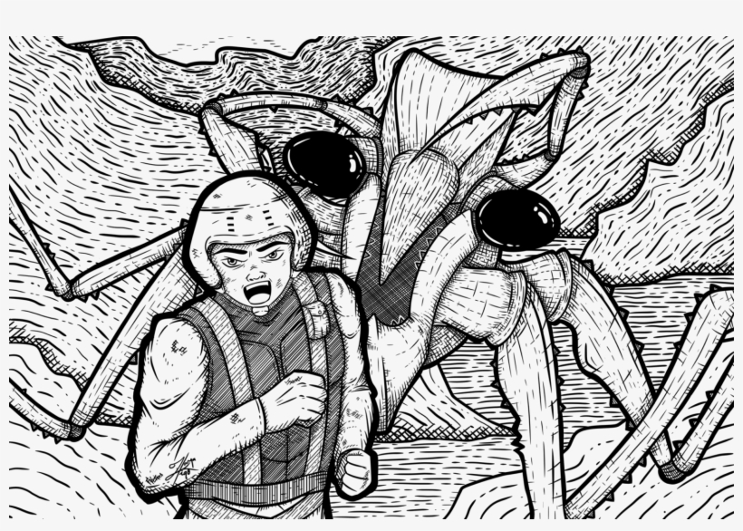 Starship Troopers By Robert Heinlein Book Review - Sketch, transparent png download