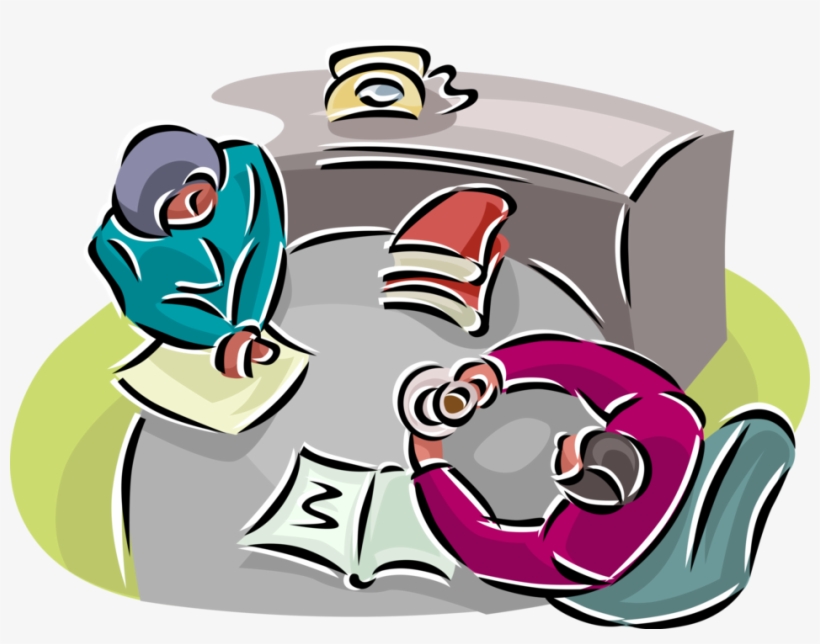 Vector Illustration Of Office Meeting At Boardroom - Vector Graphics, transparent png download