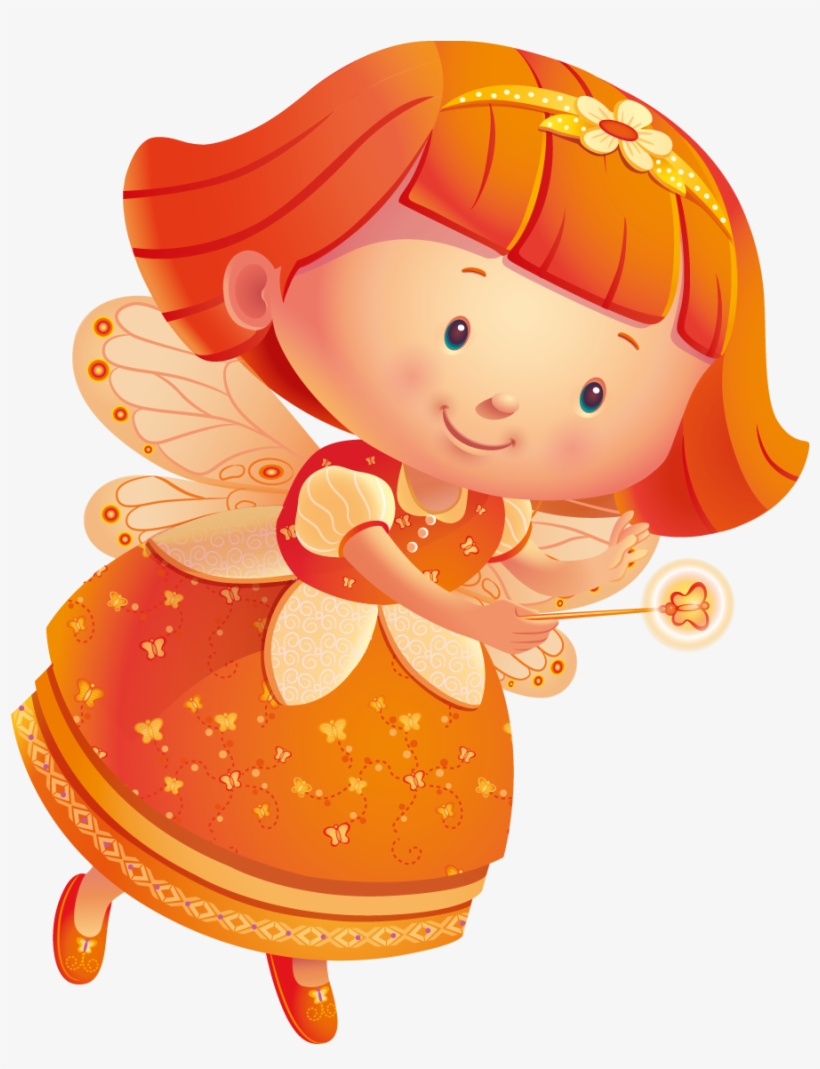 Fairy Silhouette Clip Art At Getdrawings - Muñecos Animados Naranjas, transparent png download