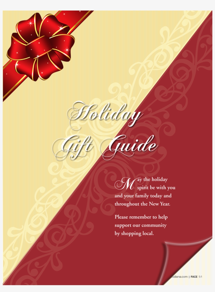 Holiday Gift Guide - Christmas Card, transparent png download