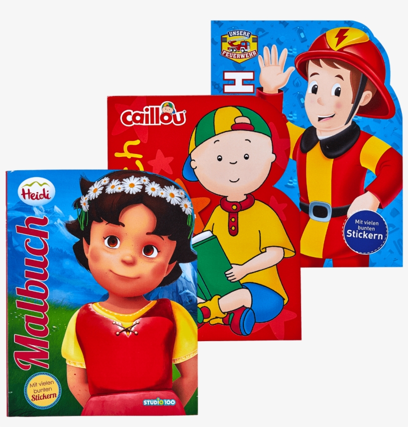 Malbuch Günstig Bei Aldi Nord Innerhalb Caillou - Cartoon, transparent png download