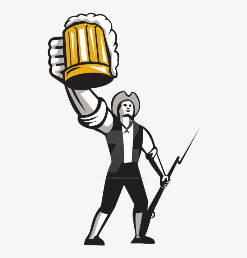 American Patriot Craft Beer Musket Bayonet By - Patriot Beer Vector, transparent png download