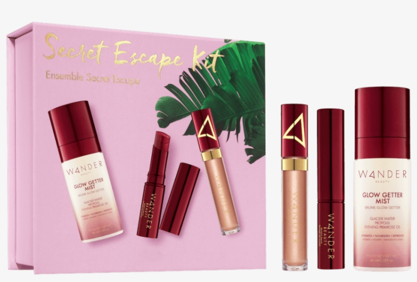 Free Png Download Wander Beauty Secret Escape Kit Png - Lip Gloss, transparent png download