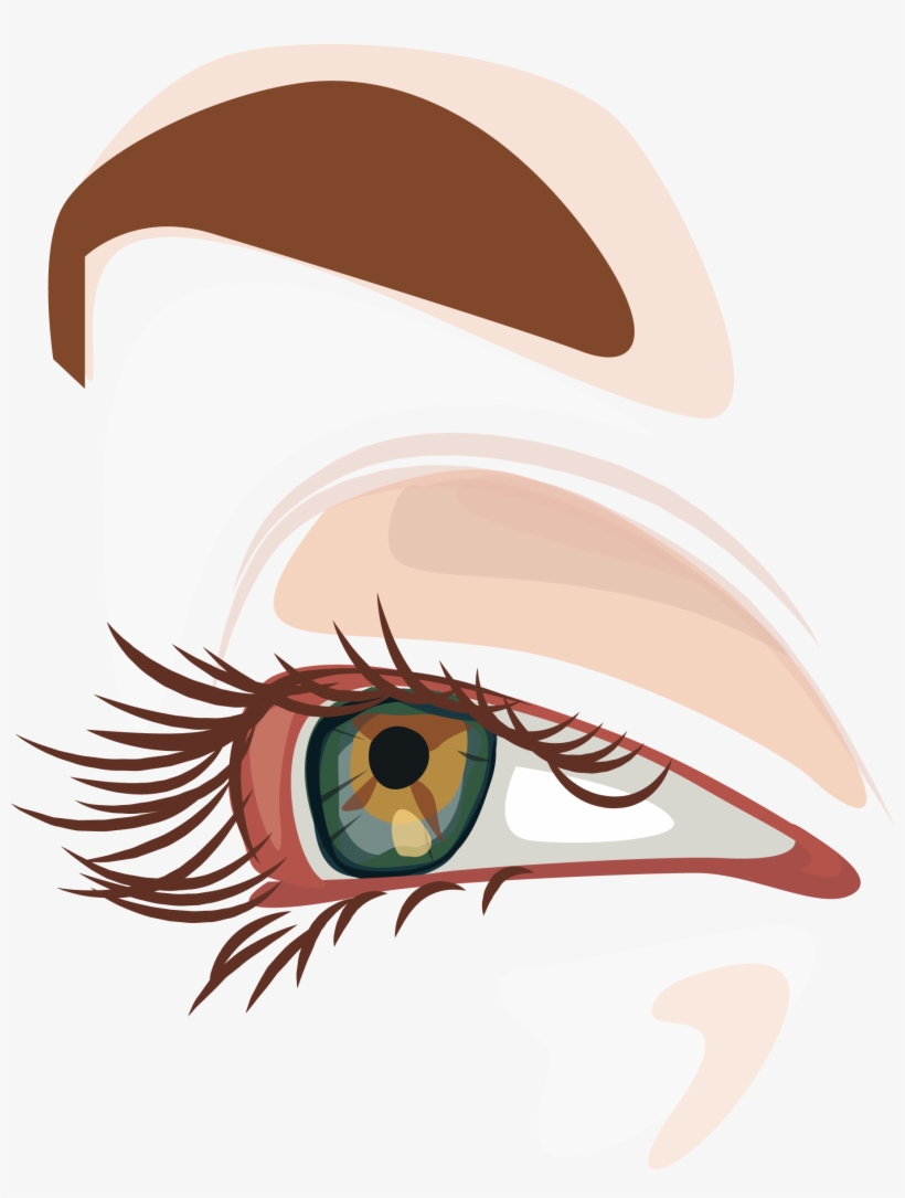 Cartoon With Big Eyes - Illustration, transparent png download