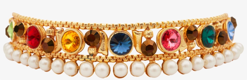 Festive Pearl Choker - Bracelet, transparent png download