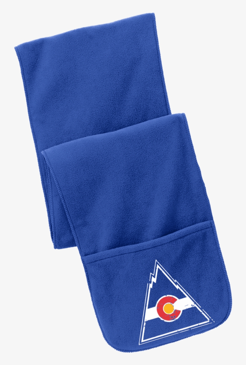 Cyber Special Colorado Rockies Fleece Scarf With Pockets - Patchwork, transparent png download