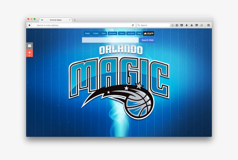 Nba Orlando Magic New Tabby Brand Thunder, Llc - Orlando Magic, transparent png download