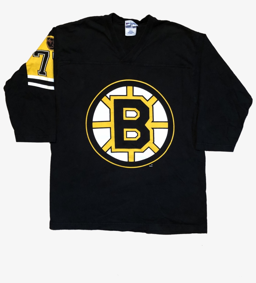 90's Pro Layer Boston Bruins "ray Bourque" Shirt Black, transparent png download