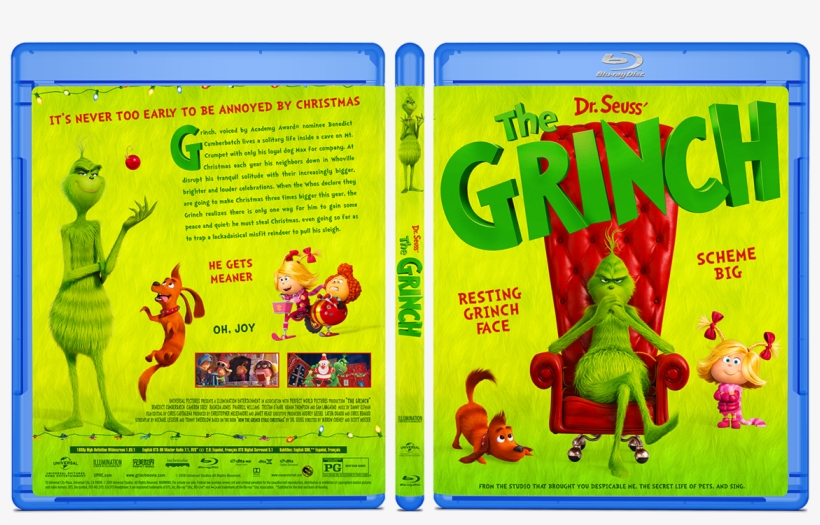 Download Here - Grinch 2018 Blu Ray Release Date, transparent png download