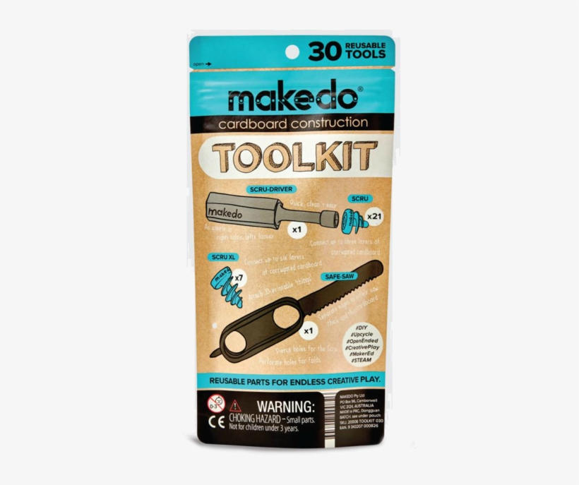 Cardboard Construction Tool Kits, transparent png download