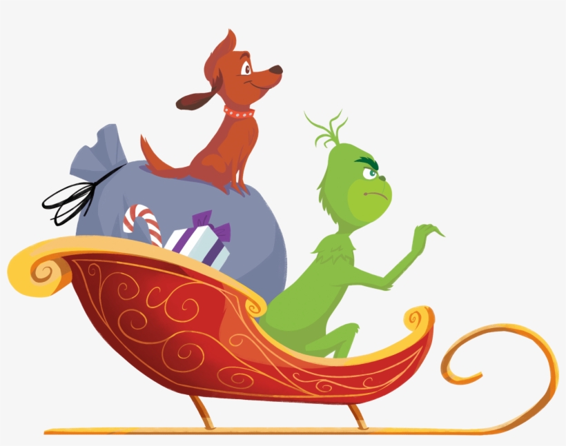 Throwing Heavy Infinite Snowballs T - Grinch Sleigh, transparent png download