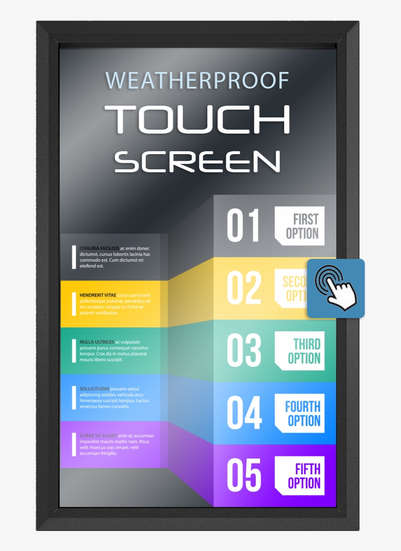 Outdoor Interactive Tv Screen The Tv Shield Pro Touch - Crisis Communication Plan, transparent png download