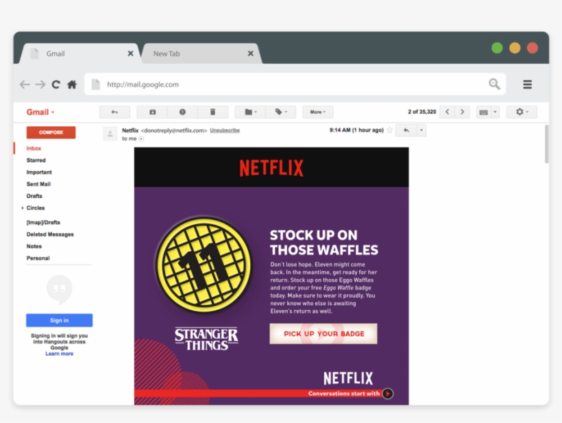 Netflix Digital Email2 31dec2016 - Netflix, transparent png download