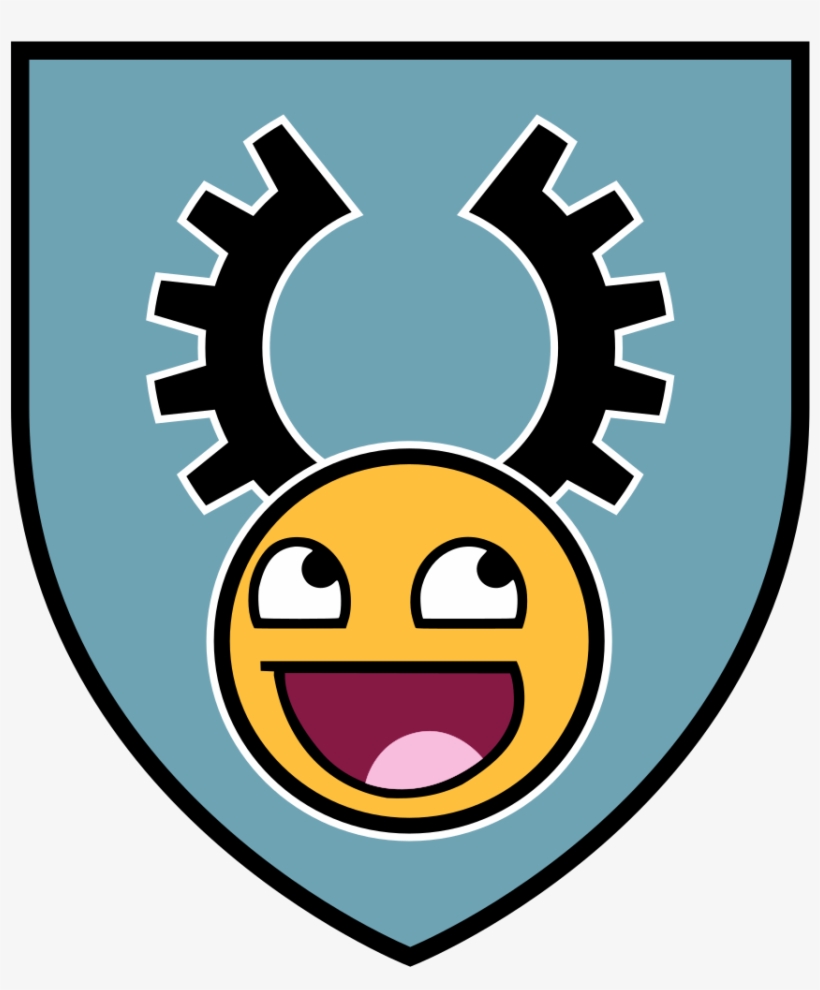 File - Awesome Arms - Svg - Awesome Face No Background, transparent png download