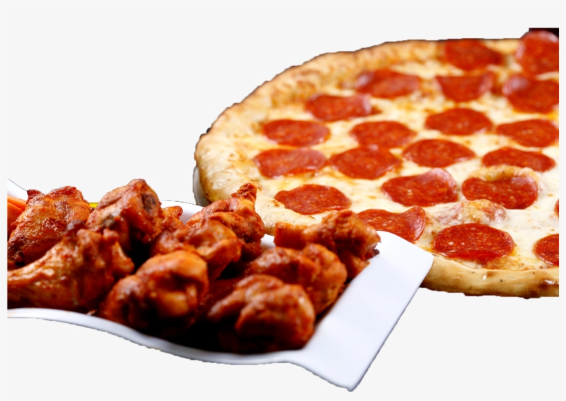 Combo - Pizza With Hot Wings, transparent png download