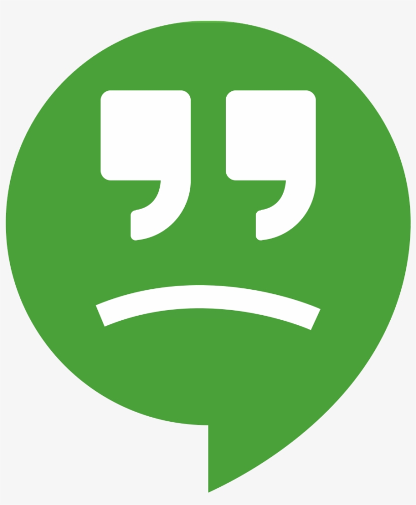 Hangouts-frown - Hangouts, transparent png download