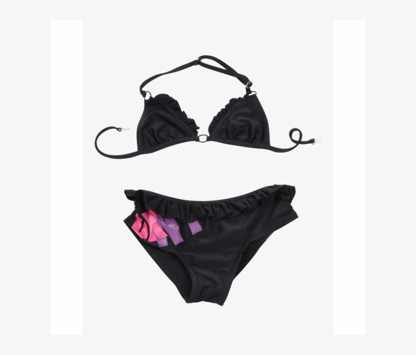 Dkny Kids Black Bikini - Bikini, transparent png download